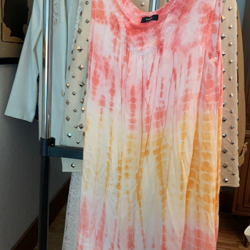Tie Dye maxi dress cover up